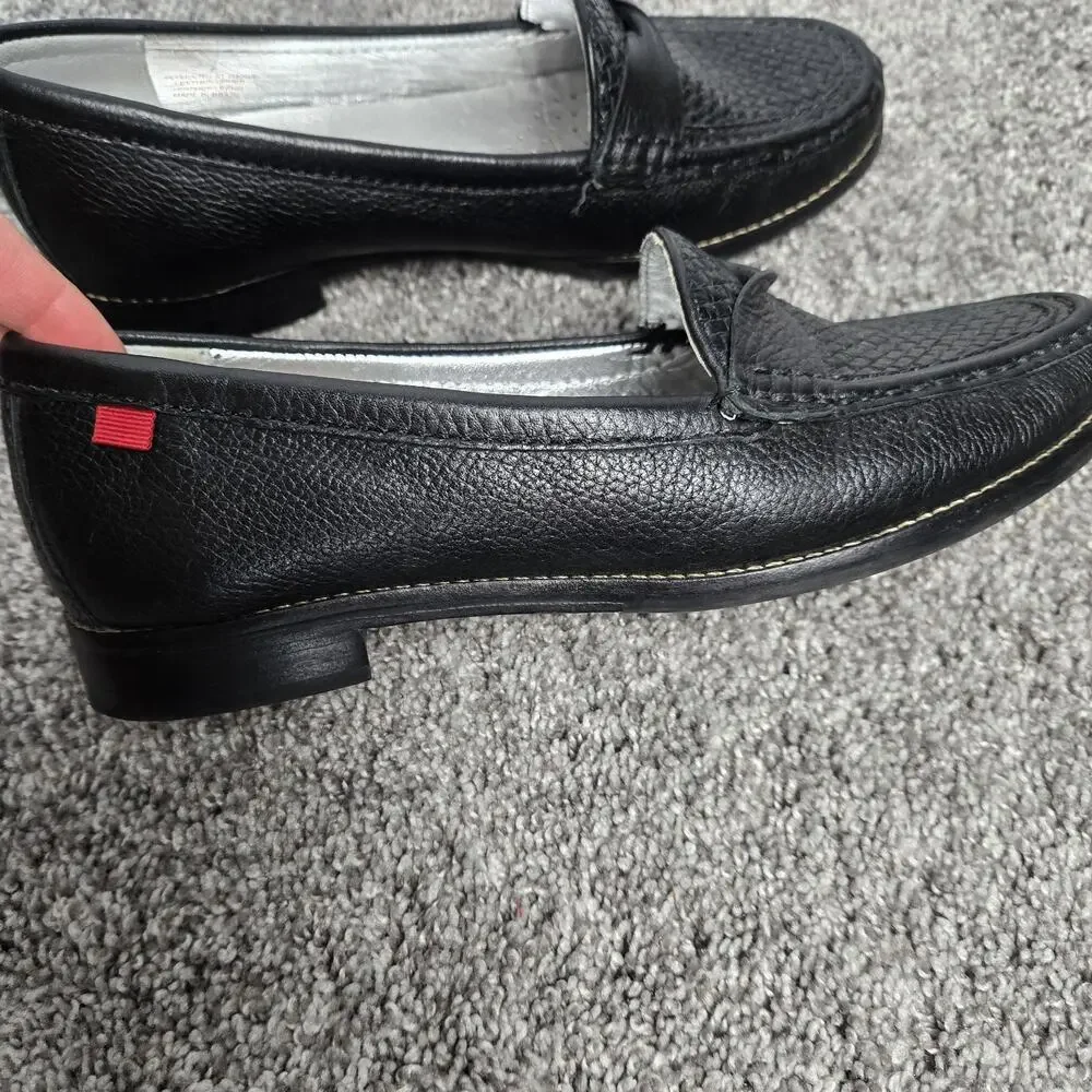 Marc Joseph Women's Shoes Sz 8 Leather Weave Loafers